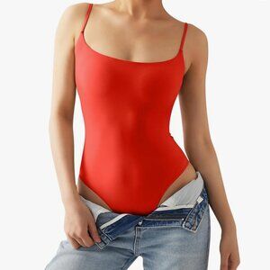 Square Neck Thong Bodysuit